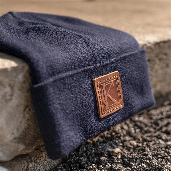 Genuine Leather Patch Beanie - Richardson R15 or R18 - Genuine Leather Patch Beanie - Richardson R15 or R18 - Image 12 of 21