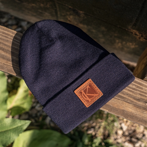 Genuine Leather Patch Beanie - Richardson R15 or R18 - Genuine Leather Patch Beanie - Richardson R15 or R18 - Image 17 of 21