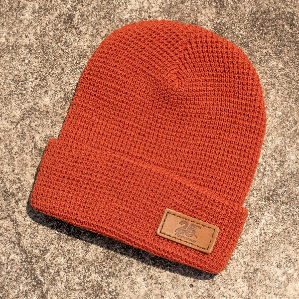 Genuine Leather Patch Beanie - Richardson - Genuine Leather Patch Beanie - Richardson - Image 12 of 19