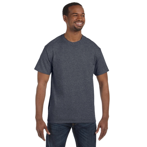 Hanes Men's 6.1 oz Tagless T-Shirt - Hanes Men's 6.1 oz Tagless T-Shirt - Image 9 of 56