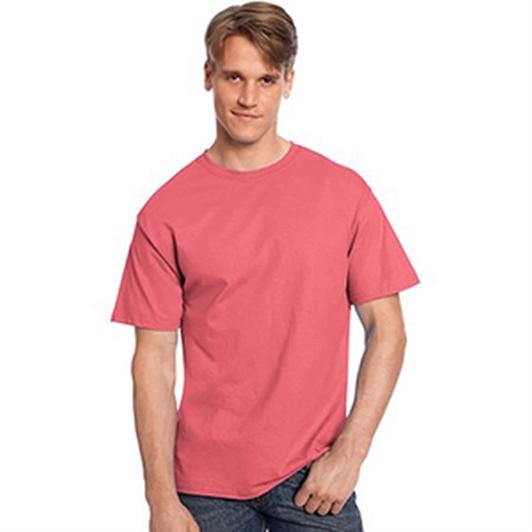 Hanes Men's 6.1 oz Tagless T-Shirt - Hanes Men's 6.1 oz Tagless T-Shirt - Image 10 of 56