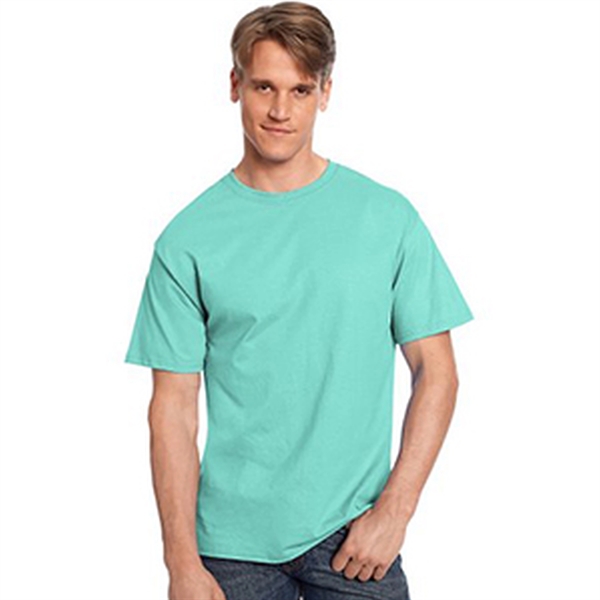 Hanes Men's 6.1 oz Tagless T-Shirt - Hanes Men's 6.1 oz Tagless T-Shirt - Image 11 of 56