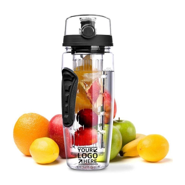 32oz Tritan Fruit Infuser Water Bottle - 32oz Tritan Fruit Infuser Water Bottle - Image 0 of 4