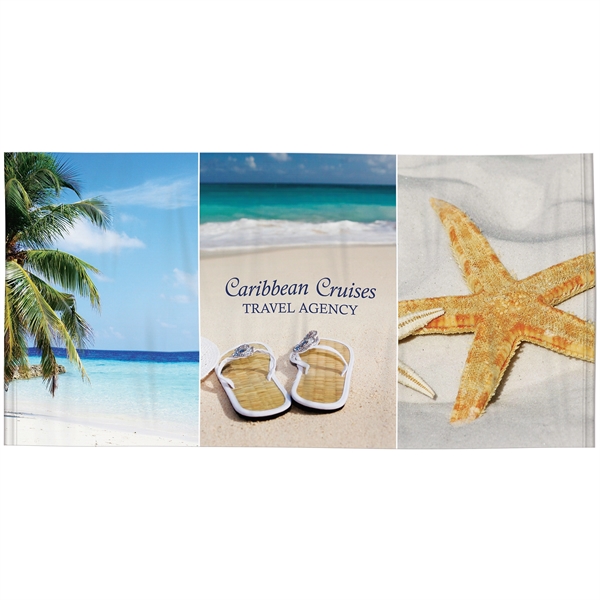 30" x 60" Microfiber Terry Beach Towel - 30" x 60" Microfiber Terry Beach Towel - Image 1 of 8