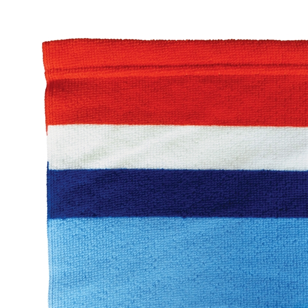 30" x 60" Microfiber Terry Beach Towel - 30" x 60" Microfiber Terry Beach Towel - Image 5 of 8