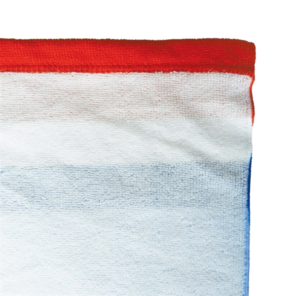30" x 60" Microfiber Terry Beach Towel - 30" x 60" Microfiber Terry Beach Towel - Image 6 of 8