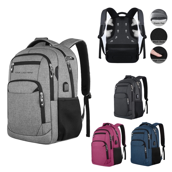 Reagan Heathered Backpack - Reagan Heathered Backpack - Image 0 of 2