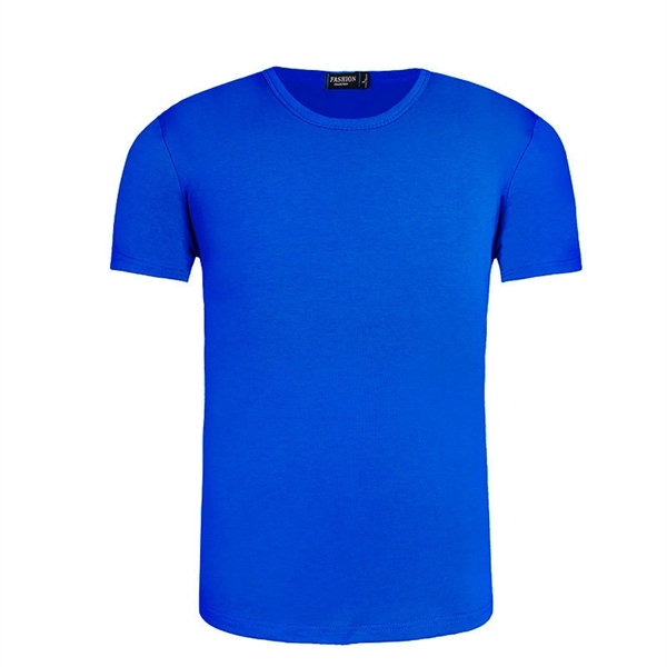 3.7 OZ. 65/ 35 Polyester/ Cotton Men's T-Shirt - 3.7 OZ. 65/ 35 Polyester/ Cotton Men's T-Shirt - Image 2 of 5