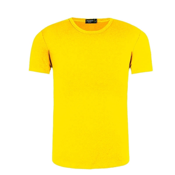 3.7 OZ. 65/ 35 Polyester/ Cotton Men's T-Shirt - 3.7 OZ. 65/ 35 Polyester/ Cotton Men's T-Shirt - Image 3 of 5