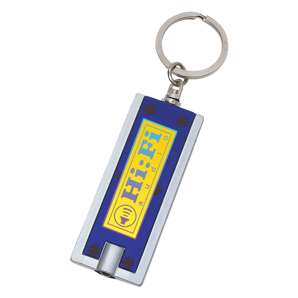 Rectangular LED Key Chain - Rectangular LED Key Chain - Image 4 of 19
