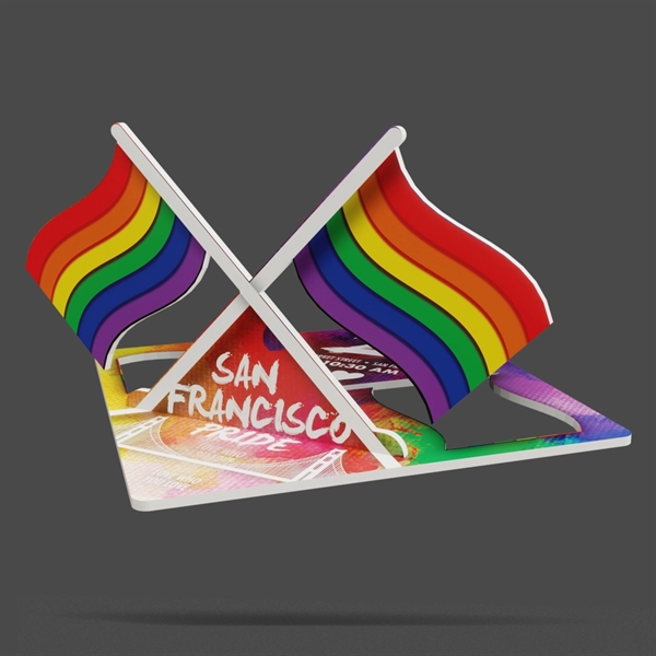 Custom Pop-Ups! Flag Mini Table Game + Coaster