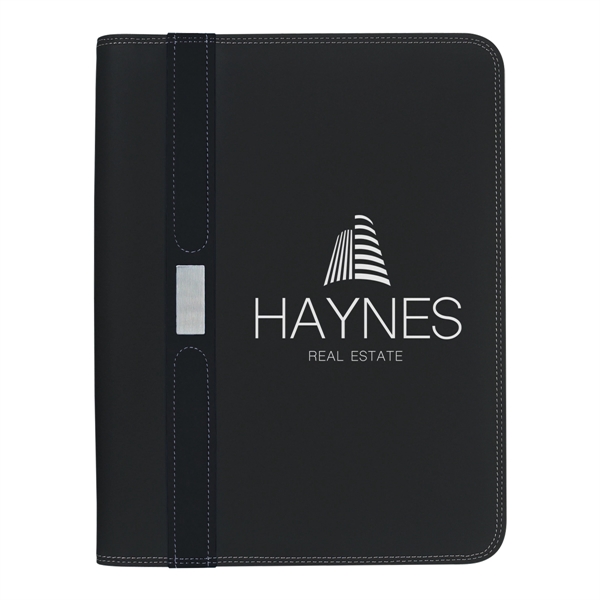 Contemporary Zippered Portfolio - Contemporary Zippered Portfolio - Image 1 of 4