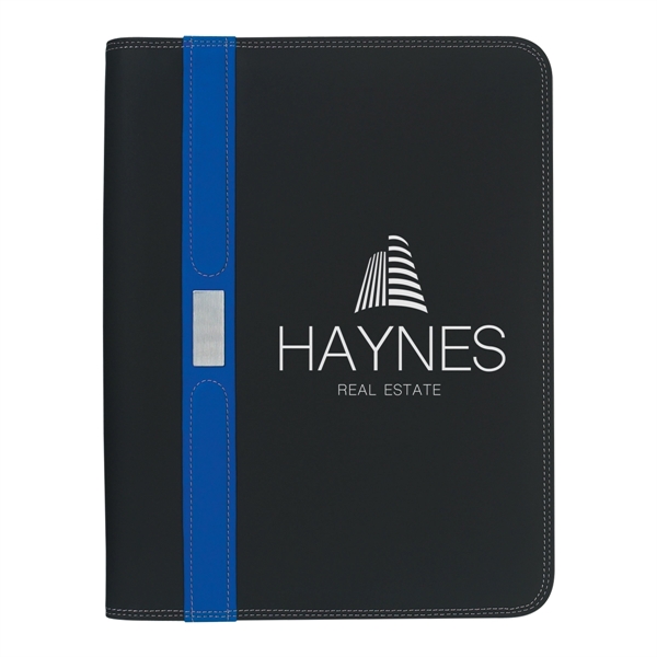 Contemporary Zippered Portfolio - Contemporary Zippered Portfolio - Image 2 of 4