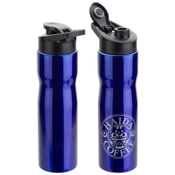 Crescent 25 oz Stainless Steel Bottle - Crescent 25 oz Stainless Steel Bottle - Image 1 of 3