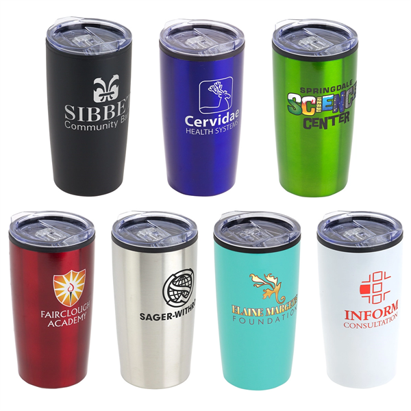 Olympus 20 oz. Stainless Steel/PP Tumbler - Olympus 20 oz. Stainless Steel/PP Tumbler - Image 0 of 7