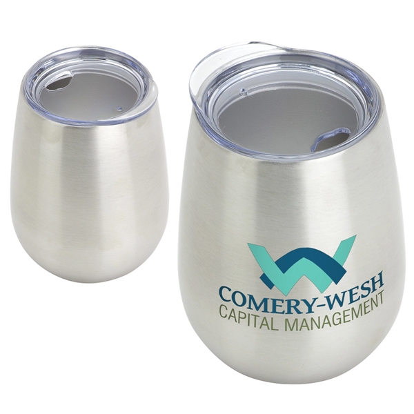 Cabernet 10 oz Vacuum Insulated Stainless Steel Wine Goblet - Cabernet 10 oz Vacuum Insulated Stainless Steel Wine Goblet - Image 3 of 4