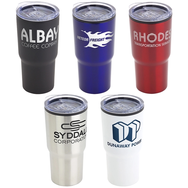 Odyssey 20 oz Stainless Steel/Polypropylene Travel Tumbler - Odyssey 20 oz Stainless Steel/Polypropylene Travel Tumbler - Image 0 of 5