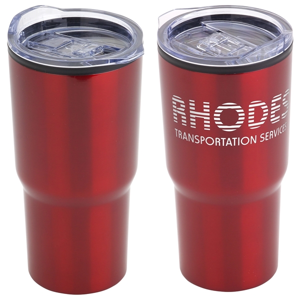 Odyssey 20 oz Stainless Steel/Polypropylene Travel Tumbler - Odyssey 20 oz Stainless Steel/Polypropylene Travel Tumbler - Image 3 of 5