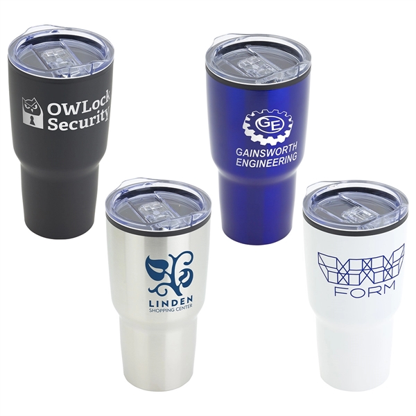 Odyssey 30 oz Stainless Steel/Polypropylene Travel Tumbler - Odyssey 30 oz Stainless Steel/Polypropylene Travel Tumbler - Image 0 of 4