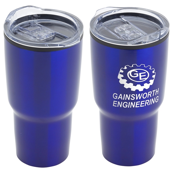 Odyssey 30 oz Stainless Steel/Polypropylene Travel Tumbler - Odyssey 30 oz Stainless Steel/Polypropylene Travel Tumbler - Image 2 of 4
