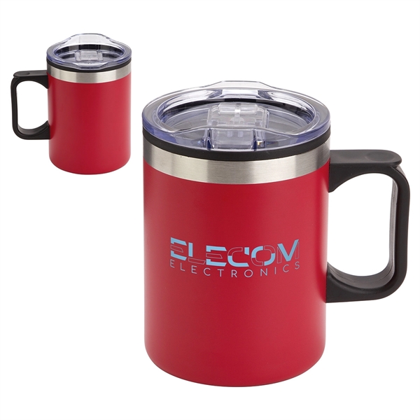 Zara 14 oz Stainless Steel/Polypropylene Mug - Zara 14 oz Stainless Steel/Polypropylene Mug - Image 3 of 4