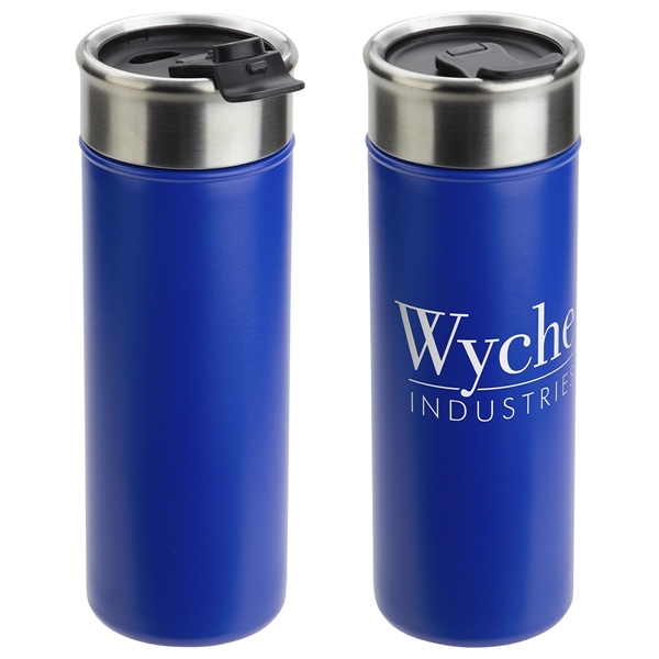 Solari 18 oz Copper-Lined Powder-Coated Insulated Tumbler - Solari 18 oz Copper-Lined Powder-Coated Insulated Tumbler - Image 2 of 5