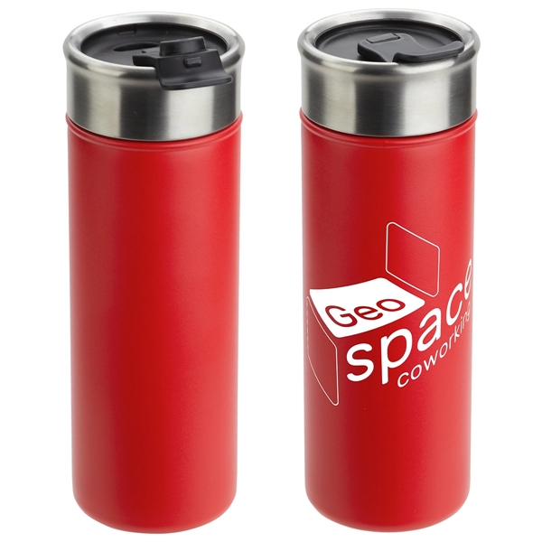 Solari 18 oz Copper-Lined Powder-Coated Insulated Tumbler - Solari 18 oz Copper-Lined Powder-Coated Insulated Tumbler - Image 4 of 5