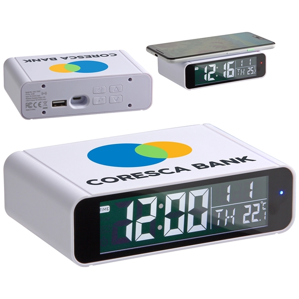 Twilight Digital Alarm Clock with 5W Wireless Charger - Twilight Digital Alarm Clock with 5W Wireless Charger - Image 0 of 0
