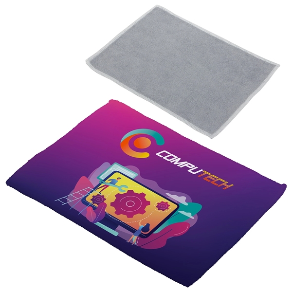 Quick Clean 5- x 7-1/8- Dual Sided Microfiber Cloth - Full C
