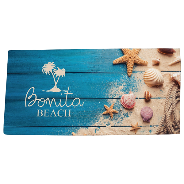 Boardwalk 30- x 60- Microfiber Beach Blanket/Towel- Full-Col - Boardwalk 30- x 60- Microfiber Beach Blanket/Towel- Full-Col - Image 0 of 0