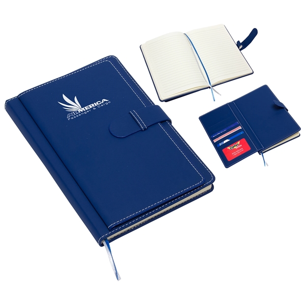 Travel Journal with Card Pockets - Travel Journal with Card Pockets - Image 2 of 2