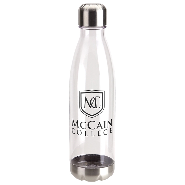 Custom Bayside 25 oz Tritan® Bottle with Stainless Base and Cap