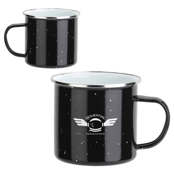 Custom Foundry 16 oz Enamel-Lined Iron Coffee Mug