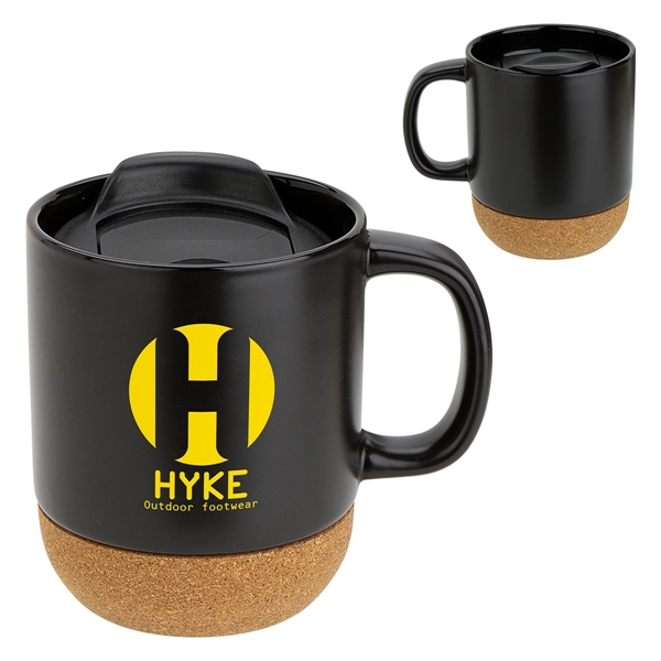 Balsamo 12 oz Ceramic Mug with Cork Base