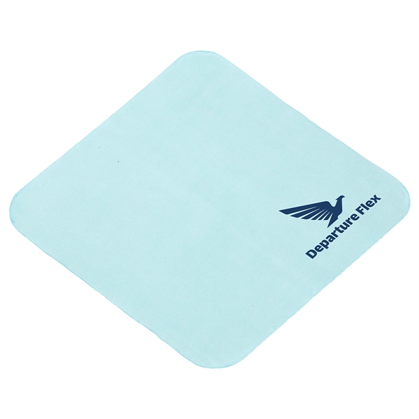 Custom Heavyweight 6- x 6- Draw Twist Microfiber Cleaning Cloth- 1-