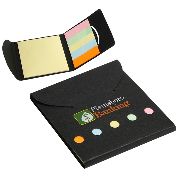 Custom Square Deal Sticky Note Wallet