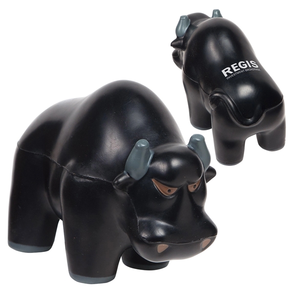Custom Wall Street Bull Stress Reliever