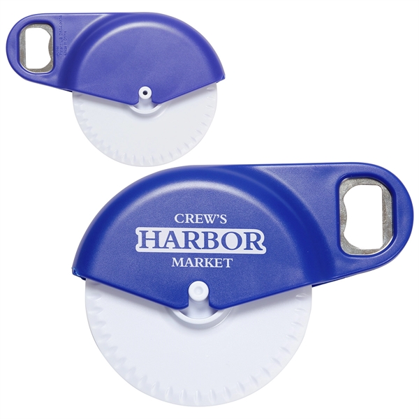 Napoli Pizza Cutter with Bottle Opener - Napoli Pizza Cutter with Bottle Opener - Image 2 of 4