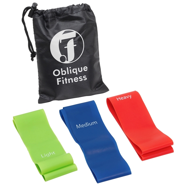 Power Grip 3-Piece Fitness Band Set - Power Grip 3-Piece Fitness Band Set - Image 0 of 0