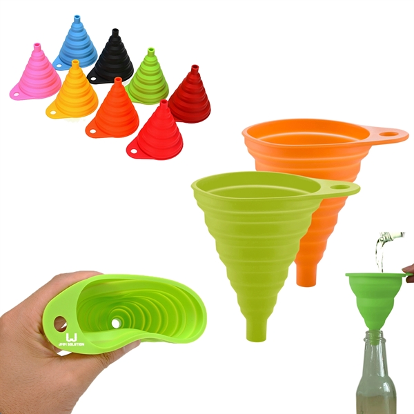 Collapsible Silicone Funnels for Kitchen - Collapsible Silicone Funnels for Kitchen - Image 0 of 0