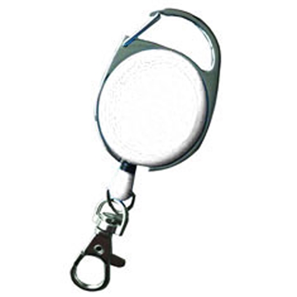Carabiner Badge Reel with Lobster Claw & Belt Clip - Carabiner Badge Reel with Lobster Claw & Belt Clip - Image 2 of 5
