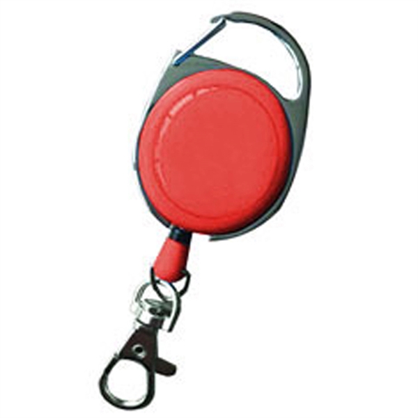 Carabiner Badge Reel with Lobster Claw & Belt Clip - Carabiner Badge Reel with Lobster Claw & Belt Clip - Image 4 of 5