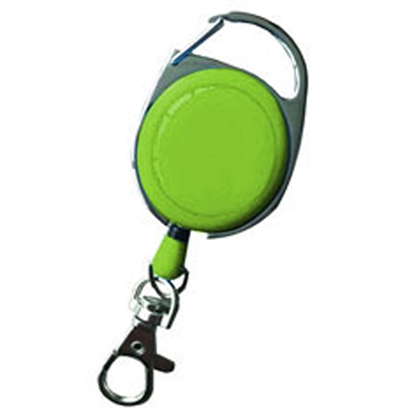 Carabiner Badge Reel with Lobster Claw & Belt Clip - Carabiner Badge Reel with Lobster Claw & Belt Clip - Image 5 of 5