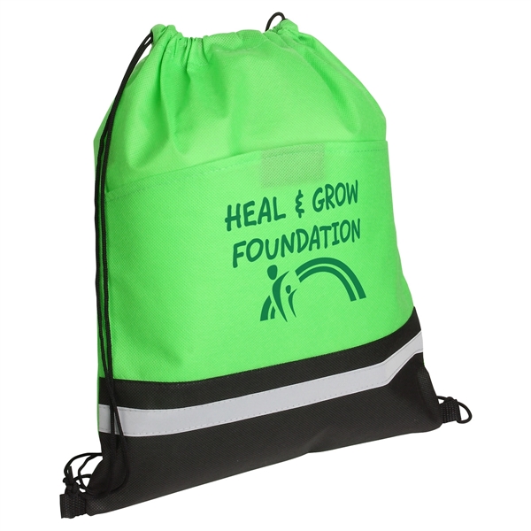 Safety Non-Woven Drawstring Bag - Safety Non-Woven Drawstring Bag - Image 2 of 3