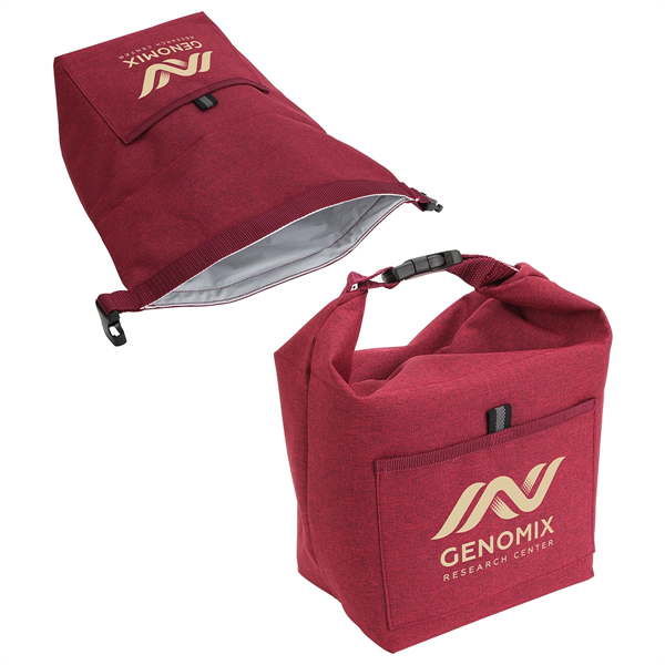 Bellevue Heathered Polyester Insulated Lunch Tote