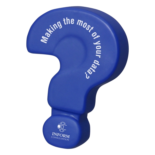 Custom Question Mark Stress Reliever