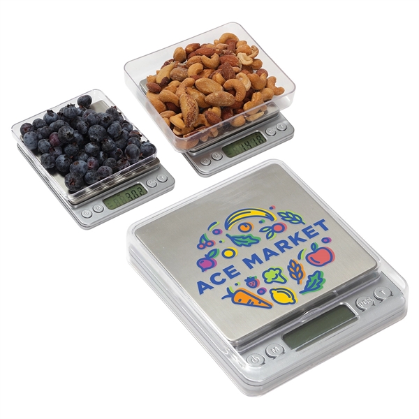 Easy Measure Digital Kitchen Scale with Food Tray