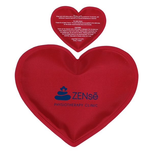 Heart Nylon-Covered Hot/Cold Pack