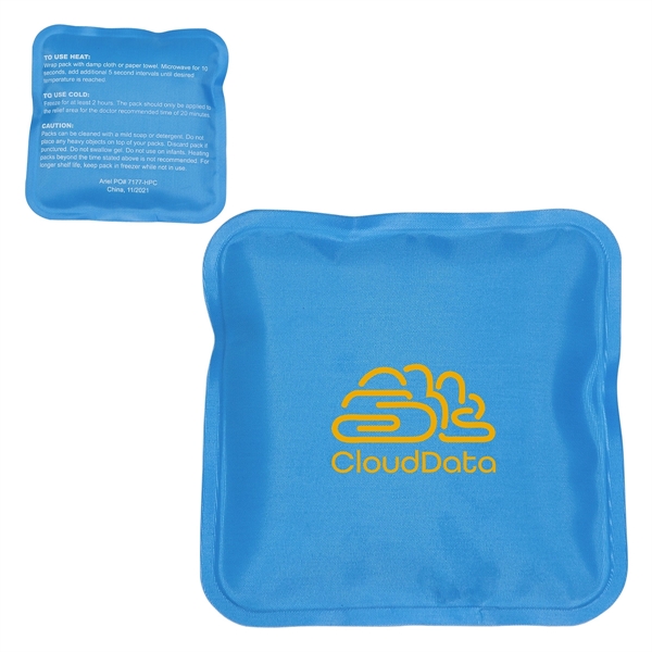 Custom Square Nylon-Covered Hot/Cold Pack
