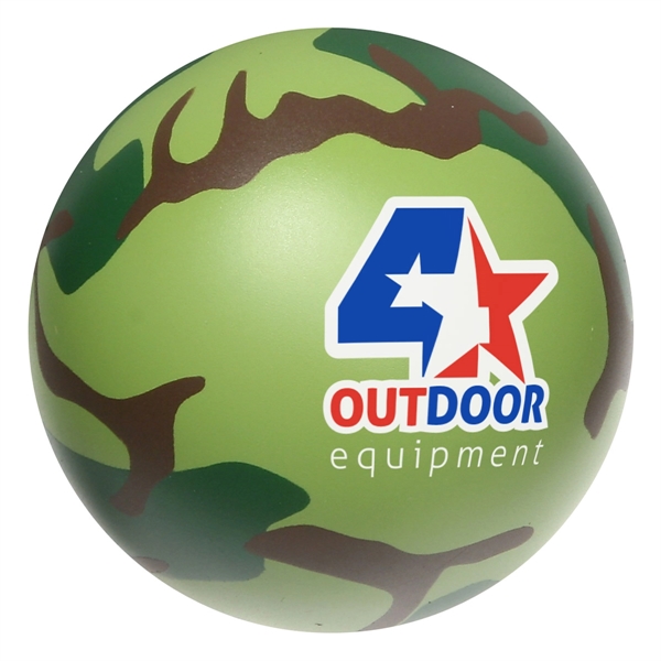 Custom Camouflage Stress Ball